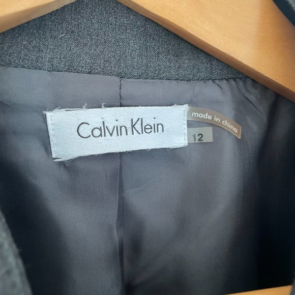 Calvin Klein Button Down Tie Waist Pencil Dress - Picture 2 of 5